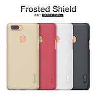 R11S Plus case free OPPO R11S plus Protector film Nillkin Frosted Shield Hard cover Anti-Skid Protec