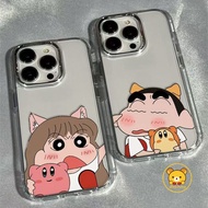 Cute Shin-chan Couple Phone Case For Samsung Galaxy S25 S24 S23 S22 S21 Plus S20 FE Note 20 Ultra F5