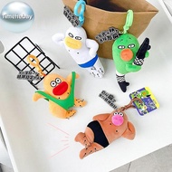 TimeHebay Cartoon Madman Creative Plush Dolls Toy Keychain Bapa Pendant Funny Ugly Cute Stuffed Bag 