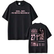 Islam Makhachev Vintage Graphic T Shirt Men's Clothes Harajuku Fashion Classic T-shirts 100% Cotton