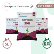 [Buy 5 Get 1 Free] FS - Green Spade - Organic Potting Soil 5L