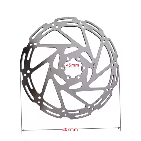 203MM 6 Holes Brake Disc for OUXI GT2000 Electric Bike Brake Spare Parts