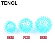 [TENOL] Blue Soft Spike Deep Tissue Trigger Point Reflexology Massage Ball For Palm Hand Finger Foot