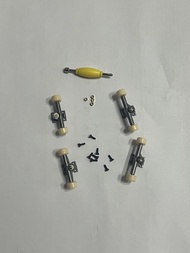 Tech Deck Finger Skateboard Non-Slip Pad Sandpaper Bridge Wheel Colorful Bridge Accessories Screwdri