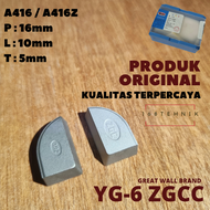 MATA WIDIA YG6 A416 KANAN KIRI / WIDIA A416 / YG-6 A416Z / Mata Widia Carbide / Pahat Widia Tungsten