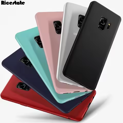 For Samsung Galaxy A6 A6+ A7 A8 A9 2018 Case Soft Silicone TPU Matte Pudding Cover For Samsung A6 + 