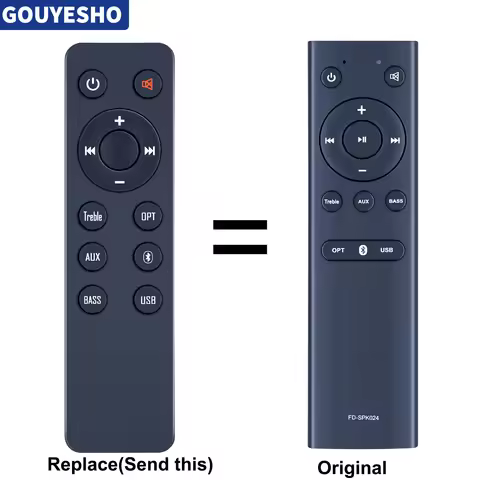 New Remote Control For Acoustic Audio F&D FD-SPK024 R23BT, R40BT, R23BT, R40BT