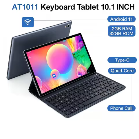 10.1 INCH Q1 Phone Call Android 11 Tablet PC AT1011 Quad-Core 2GB RAM 32GB ROM Type-C USB 1280 X 800