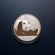 ready!! koin panda silver china 10 yuan 2011 proof