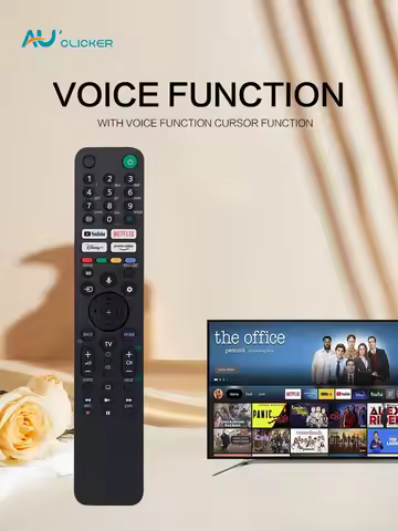 New RMF-TX520E Voice TV Remote Control For Sony Series 4K 8KHD Smart TV Remoto Control KD-65X80 KD-7