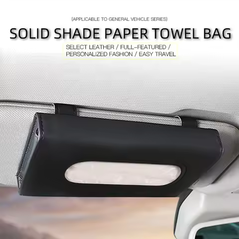 New Soft Leather Car Tissue Box Car Sun Visor Type for Arrizo 5 Tiggo 8 Pro Tiggo 4 Pro EXEED RX/Omo