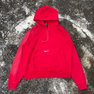 Hoodie Nike center pocket Red