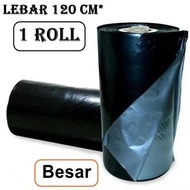 Plastik Mulsa 1 Roll Lebar 120 Cm Besar Tebal 0,35 Mm