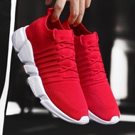 Plus Size 39-48 Sports Shoes Fashion Running Sneakers Men's Shoes To Help Low Shoes （White,Black,Grey,Red）