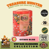 Basilur Vintage Blossoms Citrus Bliss Black Tea 20 Pyramid TeaBags
