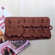 rabbit bunny silicone mould acuan