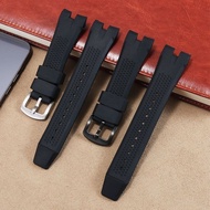 Silicone Watch Strap Suitable for CITIZEN Watch Strap AW1475 1476 1615 CA4154 Black Bracelet Men's Watch 24mm