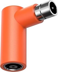 DC8020 to DC7909 Adapter 90-Degree Right Angle, DC8020 Female to DC7909 Male Connector, Compatible w