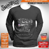 Kaos jeep tshirt mobil willys Kaos JK rubicon 4WD wrangler CJ7 4x4 baju offroad otomotif JP032T