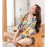 ชุดนอน Muslin Pajamas Silk Satin รุ่น Picasso (W330 V330 L330 K330)