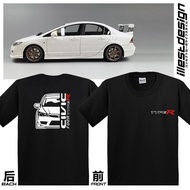 23 fashion 2026 Auto Tees : Honda Civic FD2R TYPE R Civic FK2R TYPE R FK8R MUGEN JS RACING FEELS ASI