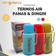 TERMOS SCOORCH THERMOS SCORCH HOT COLD WATER 1.2L 1.2 LITER THERMOCOOL PLASTIC BOTTLE HOT COOL WATER