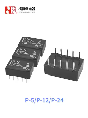 5Pcs New Original Relay P-5 P-12 P-24 5V 12V 24V Compatible G6H-2-5VDC 12VDC 24VDC Signal Relay