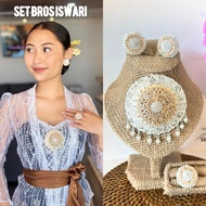STARLIGHT BALI - Iswari Brooch Set Alpaca Brooch/ Borobudur Brooch Set Alpaca/ Accessories Brooch Pi