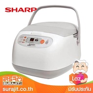 SHARP หม้อหุงข้าวดิจิตอล 1.8 ลิตร สีเทา รุ่น SHA-KSZT18 G