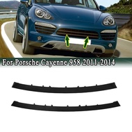For Porsche Cayenne 958 2011-2014 Front Bumper Center Radiator Grille Insert Molding Trim Black 9585