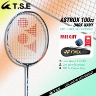 YONEX ASTROX 100ZZ DarkNav Badminton Racket Made in China carbon racket with free string and bag