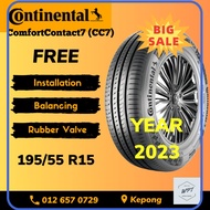 ⭐ [100% ORIGINAL] ⭐ 19555R15 Continental ComfortContact CC7 Installation New Tyre Tire WPT NIPPON Tayar Baru Pasang Kereta Wheel cc6