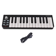 [Ship in 24h] Portable MIDI Keyboard Controller Mini 25 Key USB for Win 11 10 8 7 Vista OS X