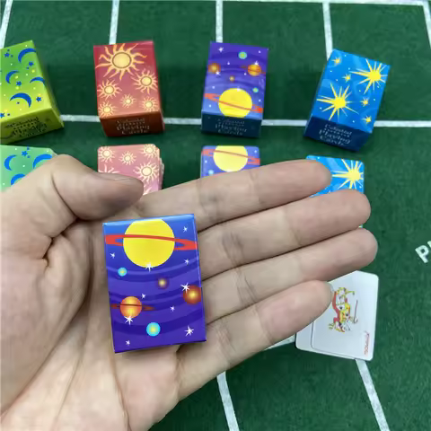 Playing Cards Cute MINI Miniature Games Poker Mini 40X28mm Paper Miniature For Dolls Accessory Home 