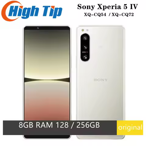 Original Sony Xperia 5 IV 5G 5IV XQ-CQ54 XQ-CQ72 8GB RAM 128 ROM 256GB 6.1" OLED Snapdragon Octa Cor
