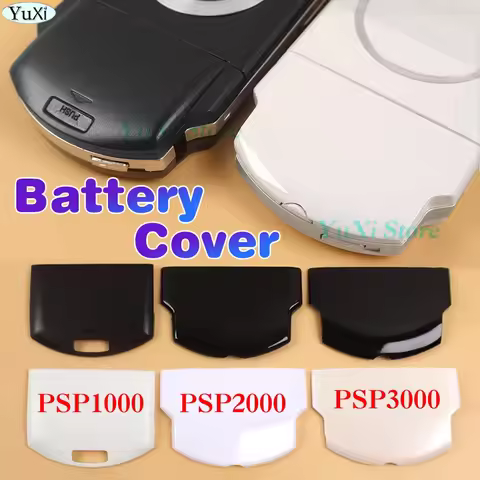 1Pc Battery Back Cover Case For PSP 3000 2000 1000 Replacement Battery Back Door Lid for PSP1006 300
