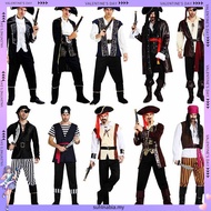 halloween costume halloween Halloween Caribbean Captain Pirate Costume - Performance Outfit