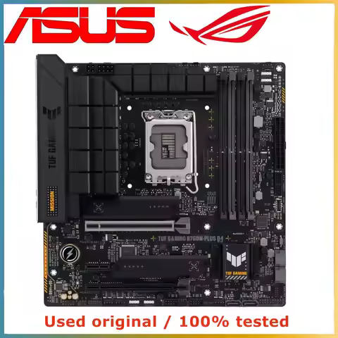 For ASUS TUF GAMING B760M-E D4 LGA1700 DDR4 computer main board supports CPU 13700K/13600KF/13400