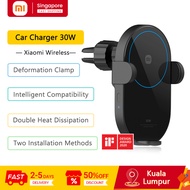 Xiaomi Car Charger 30W Max Fast Charger Dual 360° Adjustable Wireless Charger Phone Charger