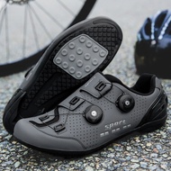 Road Bike Shoes Cycling Shoes Non-lock MTB Spin Lace Bicycle Shoes Mens and Womens Rubber Cycling Shoes