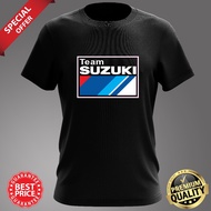 BAJU PERMOTORAN TEAM SUZUKI ROUND NECK COTTON T-SHIRT