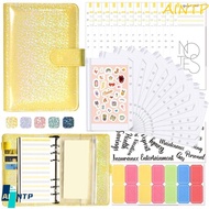 AINTP Binder Budget Bill Organizer Stationery A6 Size 6 Hole Money Saving Cash Envelopes Cash Book