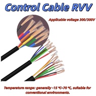 Control Cable RVV2 Core 3 Core 4 Core 5 Core 6 Core 7 Core 8 Core 10 Core 0.3/0.5/0.75 Wire&*-&&*&&