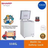 (FREE SHIPPING) Sharp Chest Freezer SJC118 (110L) / SJC168 (160L) / SJC218 (220L) / SJC318 (310L) / SJC518 (510L)