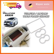 Toyota Vellfire/Alphard ANH30 15'-18' 3pcs Rear Seat Water Cup Holder table frame ANH30 AGH30 AH30 a