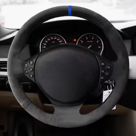 For BMW M Sport E36 1996-2000 E39 1995-2001 Z3 M E36/7 M3 E36 M5 E39 Suede Leather Trim Hand Braids 