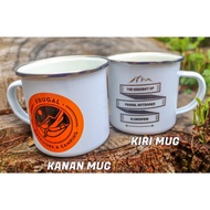 Enamel Mug Frugal Outdoors & Camping - Orange