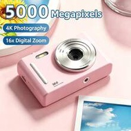 Vintage Digital Camera, 50MP Interpolated 1080P HD Video Camera, 8x Digital Zoom, 2.4-Inch LCD Displ