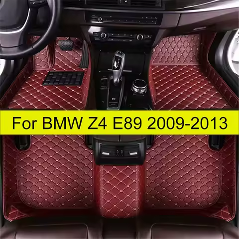 Car floor mats for BMW Z4 E89 2009 2010 2011 2012 2013 Custom auto foot Pads automobile carpet cover