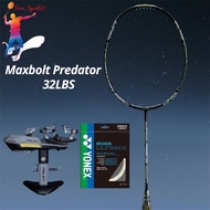MAXBOLT PREDATOR 32LBS BADMINTON RACKET